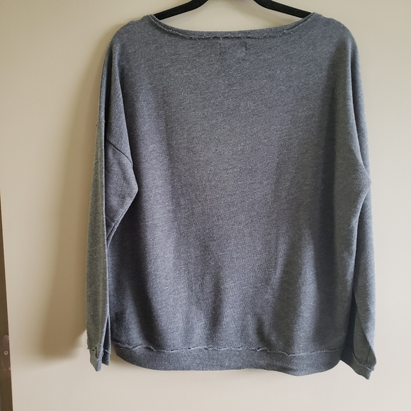 Rock & Republic Free Bird Studded Sweatshirt Large - Picture 2 of 10